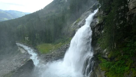 Krimml Waterfalls 库存影片 126775104