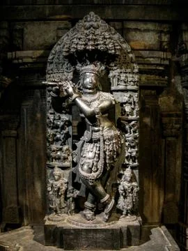 Krishna Deity Foto stock