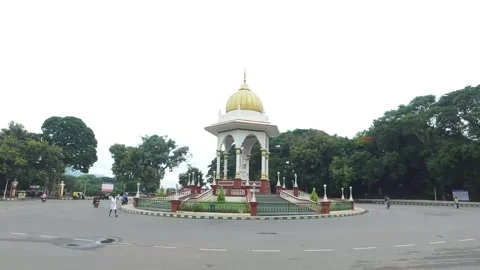 Krishnaraja wodeyar circle Stock Footage 249086432
