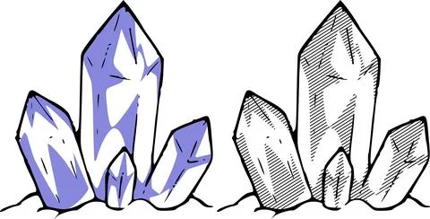 Kristal Stock Illustration