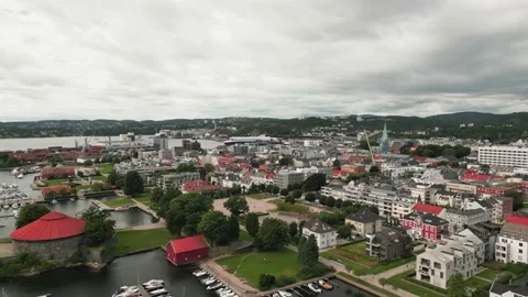 Kristiansand City Stock Footage 229840840