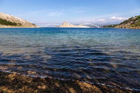 Krk bridge Stock Photos