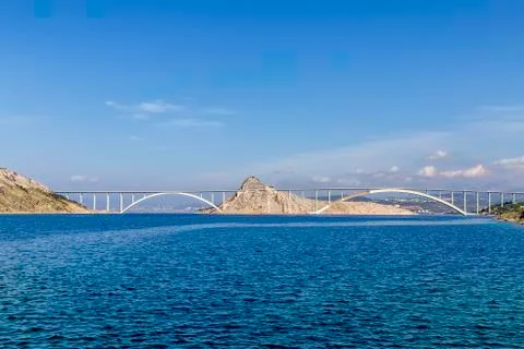 Krk bridge Stock-Fotos