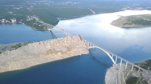 Krk Island bridge Vidéo 89752905