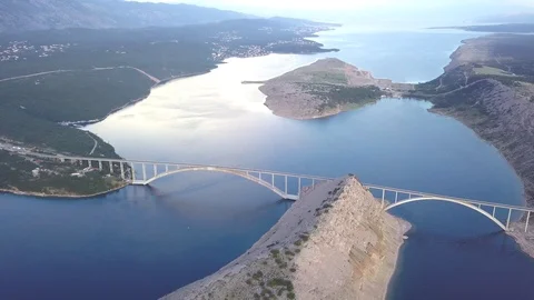 Krk Island bridge Vidéo 89754177