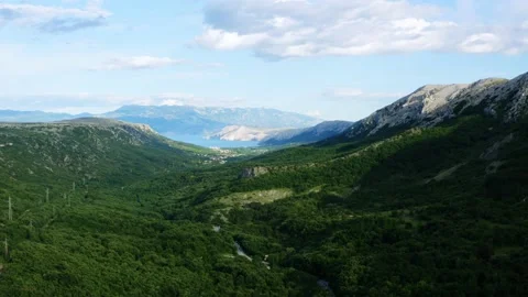 Krk Island drone Stock Footage 169312607