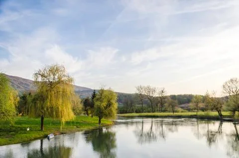Krka river Stock Photos
