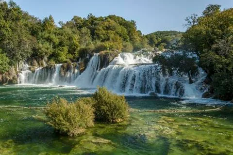 Krka waterfall Stock Photos