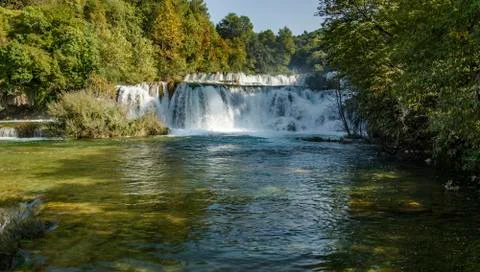 Krka waterfall Stock Photos