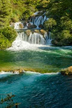 Krka waterfall Stock Photos