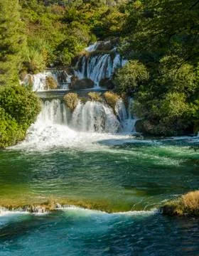 Krka waterfall Stock Photos