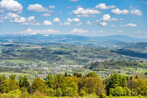 Krkonose View From Kozakov Stock-Fotos