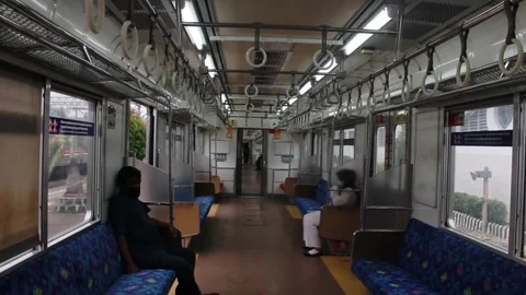 KRL Commuter Line Stock Footage 237363144
