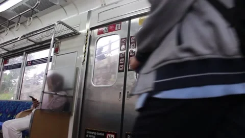KRL Commuter Line Stock Footage 237363168