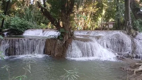 KroengKrawiaWaterfall03 Stock Footage 322052074