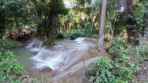 KroengKrawiaWaterfall05 Stock Footage 322052075