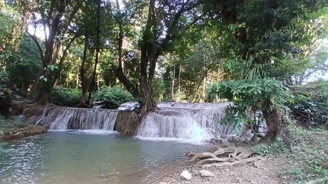 KroengKrawiaWaterfall08 Video stock 322052056