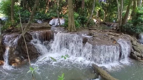 KroengKrawiaWaterfall10 Stock Footage 322052069