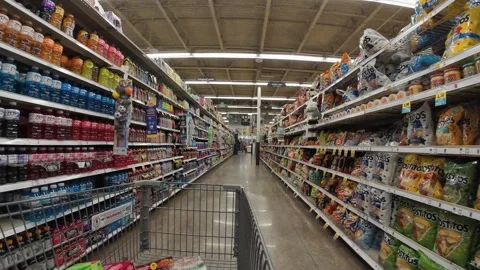 Kroger Grocery Store Hyperlapse Stock Footage 288044952