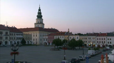 Kromeriz square Stock Footage 494442