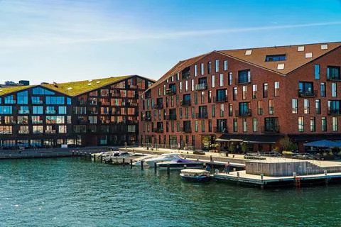Kroyers Plads mixed-use development in the Christianshavn, Copenhagen, Denmar Stock Photos