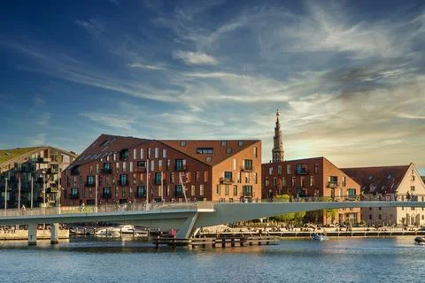 Kroyers Plads mixed-use development in the Christianshavn, Copenhagen, Denmar Stock Photos