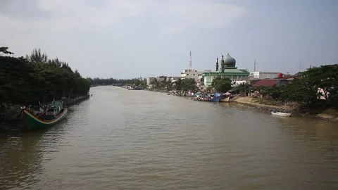 Krueng Aceh River Stock Footage 280417108