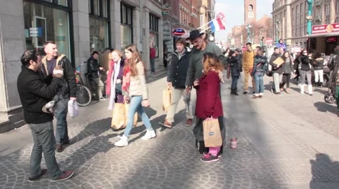 Kruger on the street Stock Footage 57110484