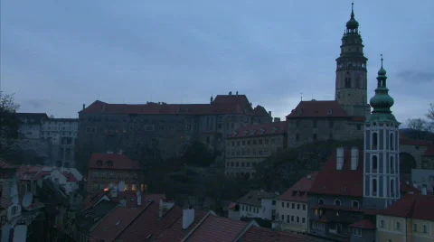 Krumlov - UNESCO heritage Stock Footage 667802