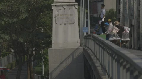 Krung Thep Bridge Stock Footage 48206100
