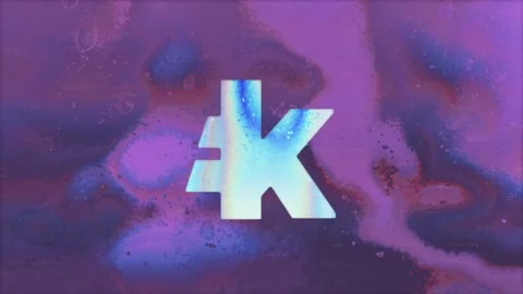 Kryll Cryptocurrency Holographic Background Loop Stock-Footage 172273477