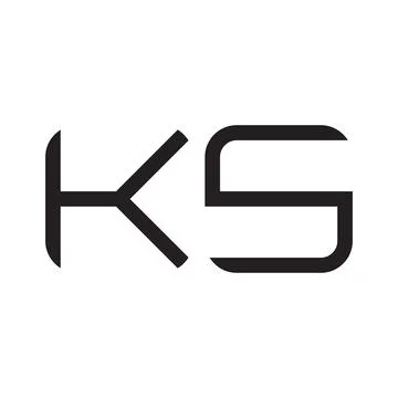 Ks initial letter vector logo icon Stock Illustration