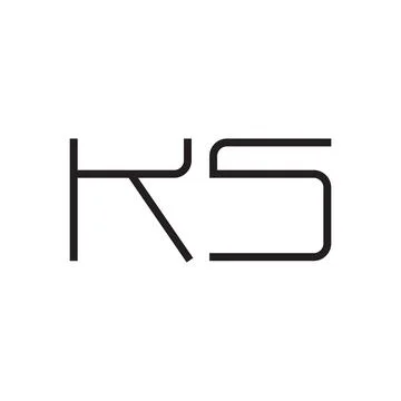 Ks initial letter vector logo icon Stock-Illustration