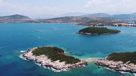 Ksamil Islands Stock Footage 159373393