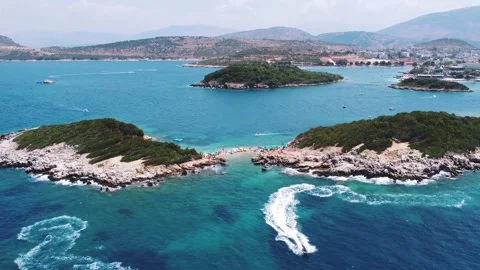Ksamil Islands Stock Footage 159373405