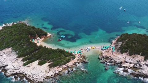 Ksamil Islands Stock Footage 159373449