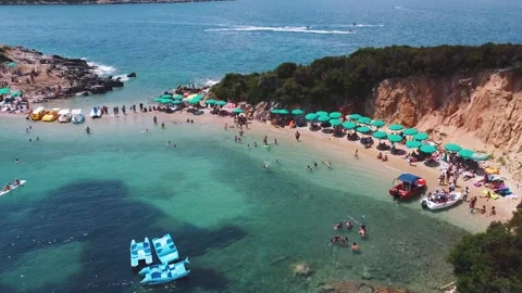 Ksamil Islands Stock Footage 159373536