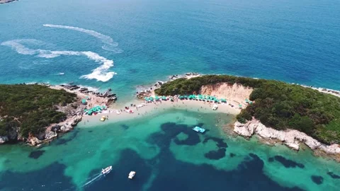 Ksamil Islands Stock Footage 159373875
