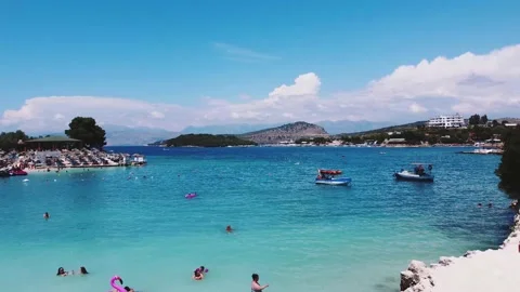 Ksamil - Lori Beach Stock Footage 159373589
