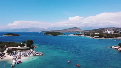 Ksamil - Lori Beach Stock Footage 159373643