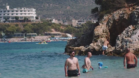 Ksamil - Lori Beach Stock Footage 171165213
