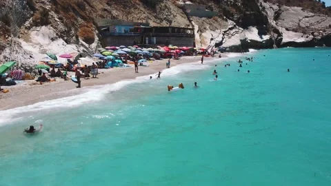 Ksamil - Shpella e Pëllumbave Beach 스톡 동영상 159373978
