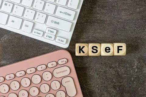 KSeF, or the National System of e-Invoice operating in Poland. Stock Photos