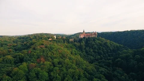Książ Castle Video stock 122336509