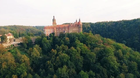 Książ Castle Stock Footage 122336564