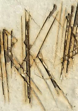K,text,scratched. Stock Photos
