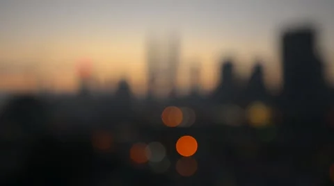 Kuala Lumpur Cityscape, Bokeh To Focus 스톡 동영상 47754366