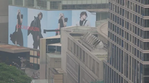 Kuala Lumpur, Cityscape, Construction, Malaysia, Billboard Stock Footage 98564264