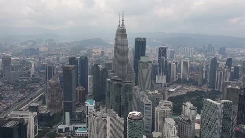 Kuala Lumpur cityscape Stock Footage 135787527