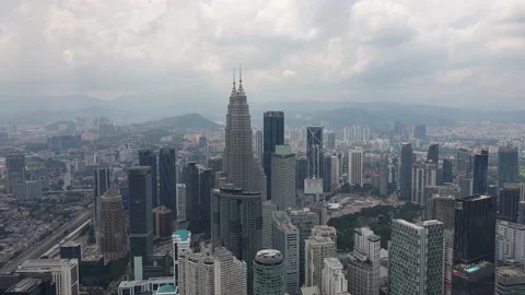 Kuala Lumpur cityscape Video stock 135787554